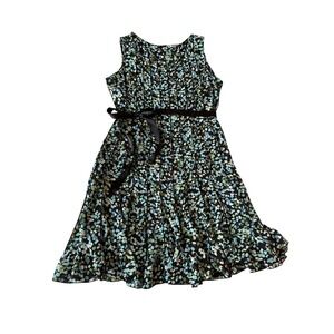 Sandra Darren Floral Y2K Midi Dress